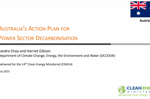 Australia’s Action Plan for Power Sector Decarbonization