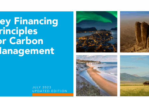Key Financing Principles for Carbon Management