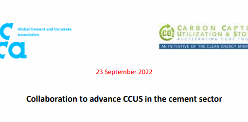 CCUS and GCCA Memorandum of Understanding