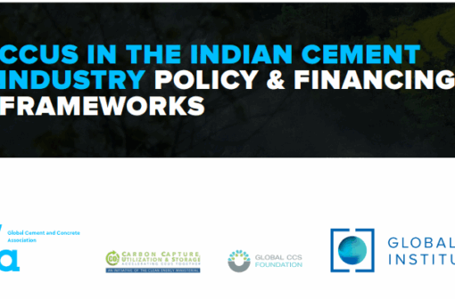 CCUS in the Indian Cement Industry: Policy and Financing Frameworks