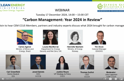 Carbon Management: Year 2024 in Review