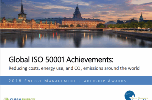 2018 Energy Management Leadership Awards: Global ISO 50001 Achievements