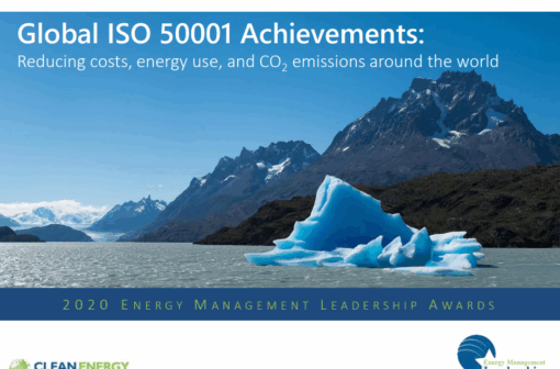 2020 Energy Management Leadership Awards: Global ISO 50001 Achievements