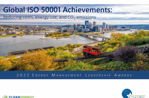 2022 Energy Management Leadership Awards: Global ISO 50001 Achievements