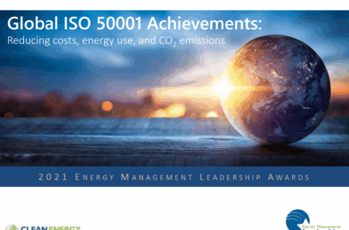 2021 Energy Management Leadership Awards: Global ISO 50001 Achievements