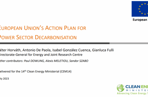 European Union's Action Plan for Power Sector Decarbonization