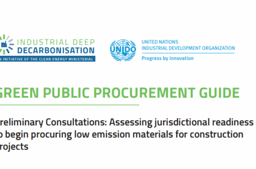 Preliminary consultations: Assessing jurisdictional readiness to begin procuring low emissions materials for construction projects