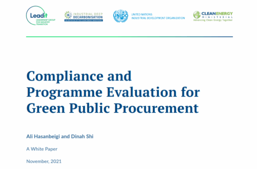 Compliance and Programme Evaluation for Green Public Procurement