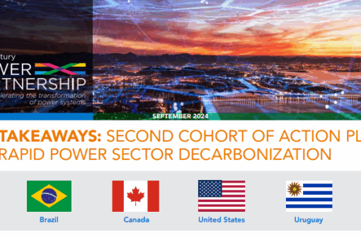 Key Takeaways: Second Cohort of Action Plans for Rapid Power Sector Decarbonization