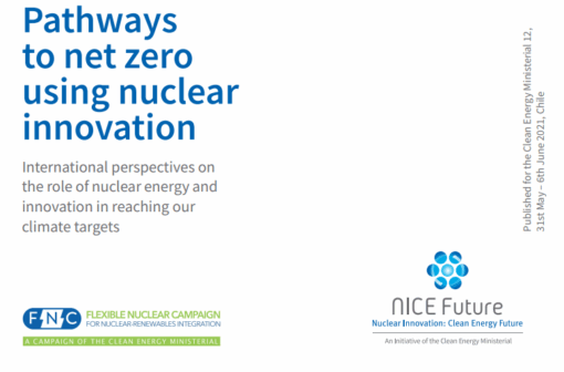 Nuclear innovation report on pathways to net-zero emissions