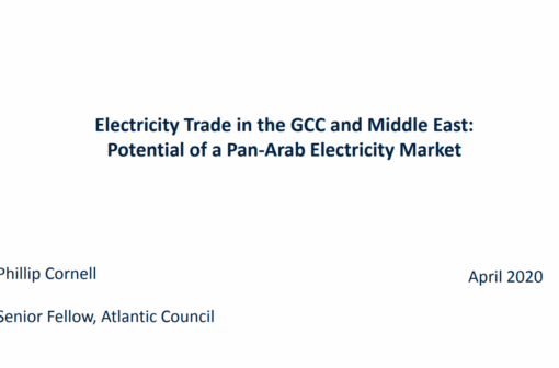 RGEI Webinar: Electricity Trade in the GCC and Middle East: Potential of a Pan-Arab Electricity Market