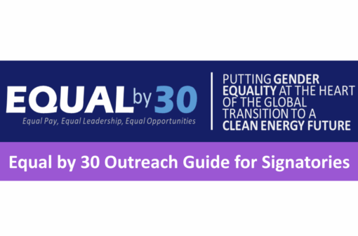 Equal by 30 Outreach Guide for Signatories