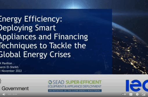 Energy Efficiency: Deploying Smart Appliances and Finance Techniques to Tackle Global Energy Crises