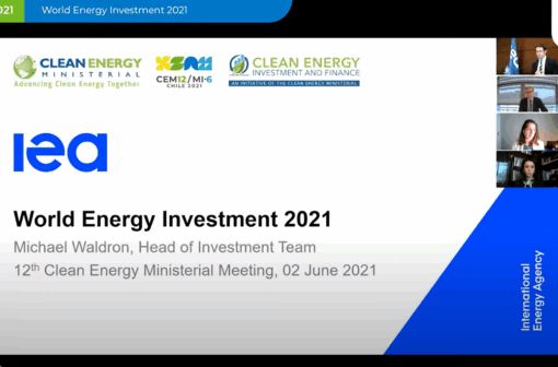 CEM12: Launch of the IEA World Energy Investment 2021